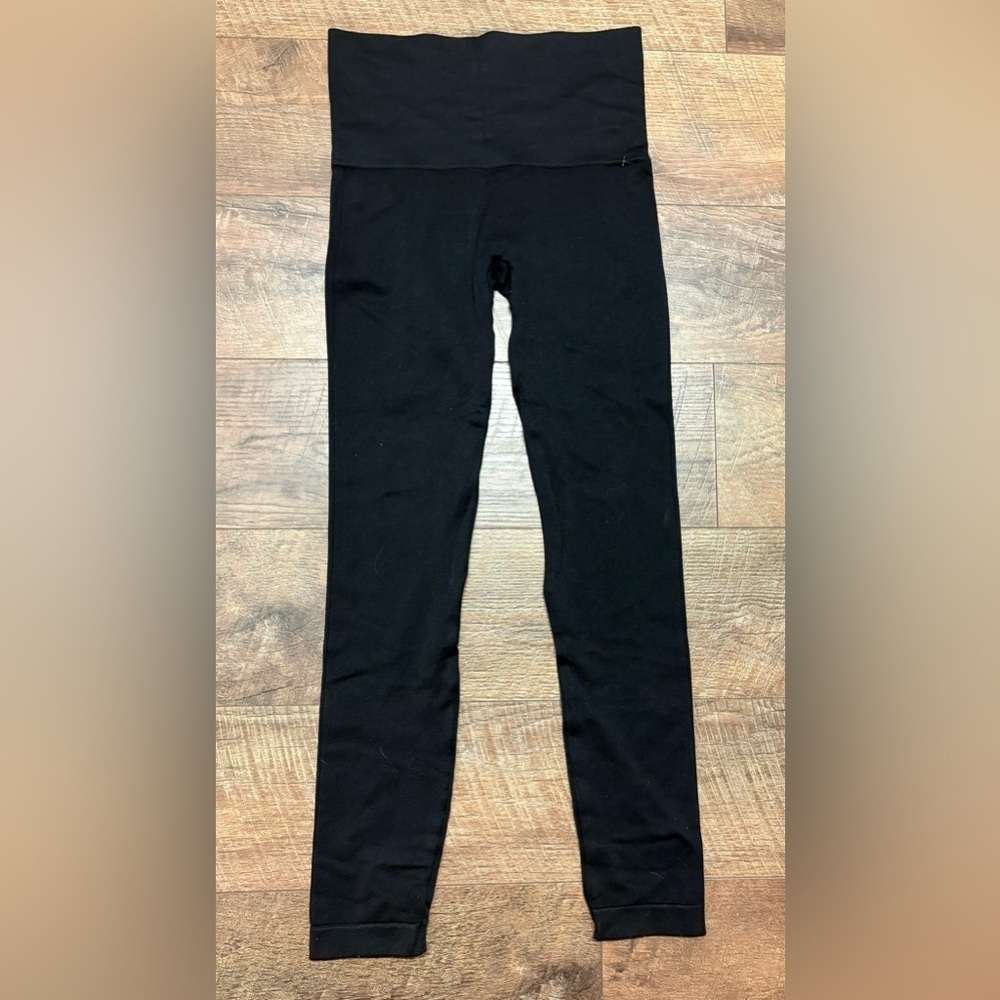 SPANX Black Tummy Control Leggings Size Medium